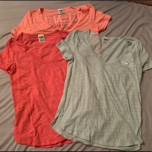 VS pink vneck tees